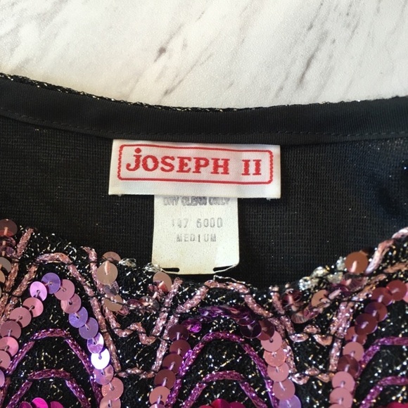 Vintage Joseph II | Sequenced Rainbow Striped Top - Picture 4 of 7